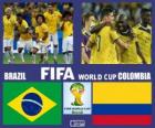 Brezilya - Kolombiya, çeyrek finalde Brezilya 2014